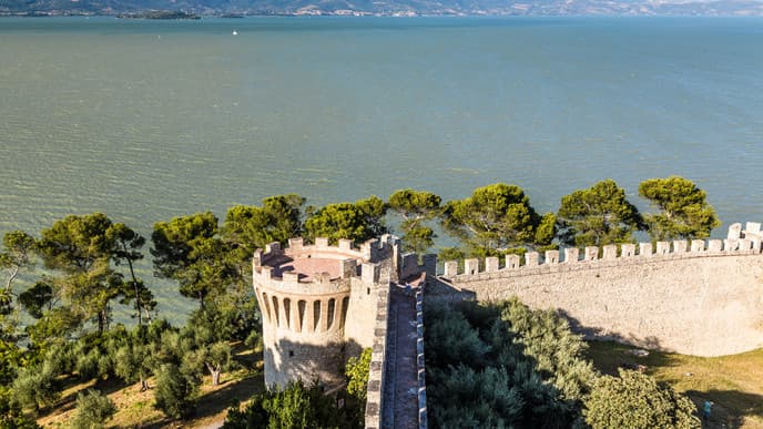Radfahren am Trasimenischen See