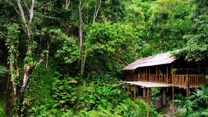 Minca: Baden im "Lost Waterfall"