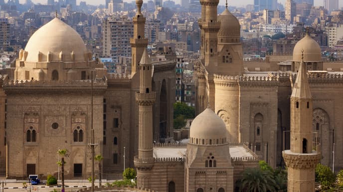 Arrival into Cairo