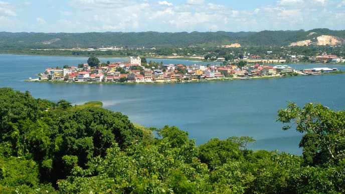 Watch Romantic Sunset at Lake Peten Itza