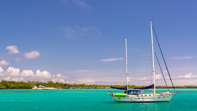 Snorkeling with sea turtles at Los Tuneles