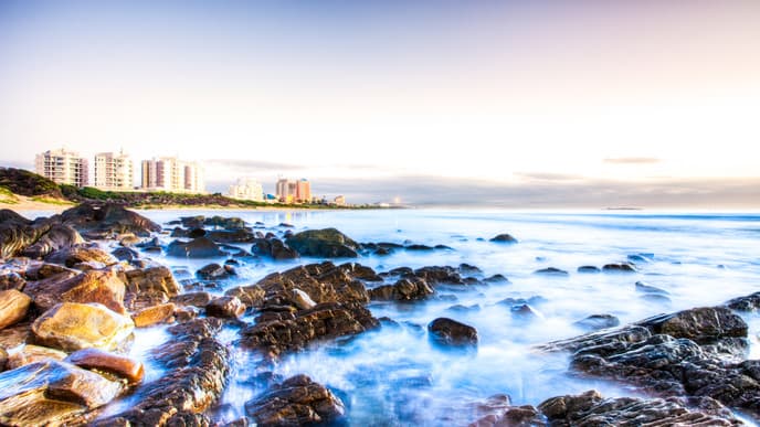 Scenic drive to the bay