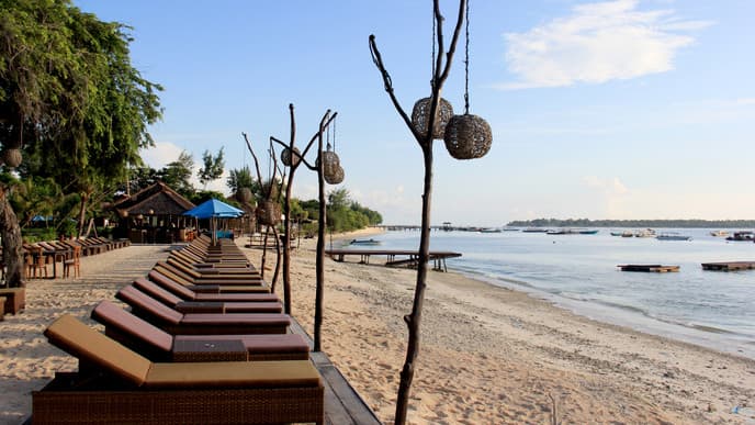 Freier Tag auf den Gili-Inseln