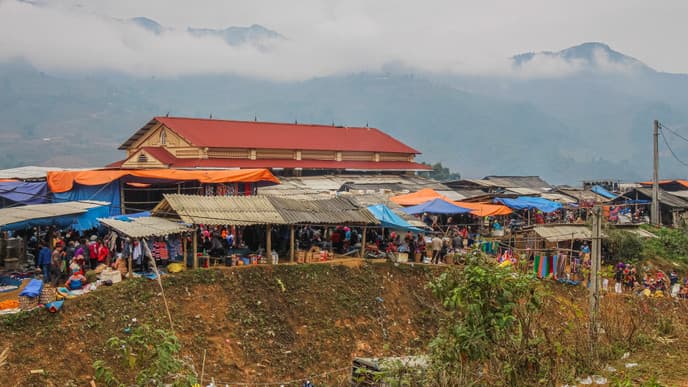 Market day in the mountains