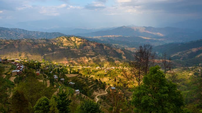 Wanderung nach Dhulikhel