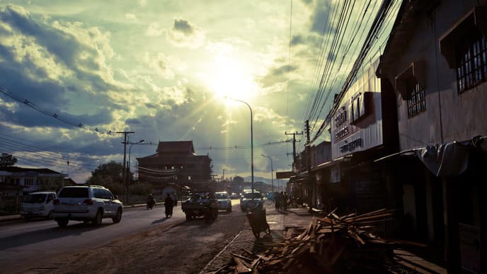 Marktbummel in Pakse und  Abschied