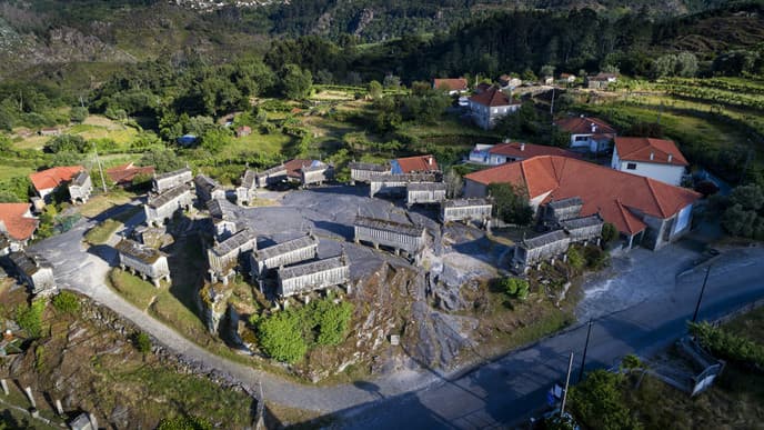 Dorfleben und malerische Landschaft auf dem Weg nach Soajo