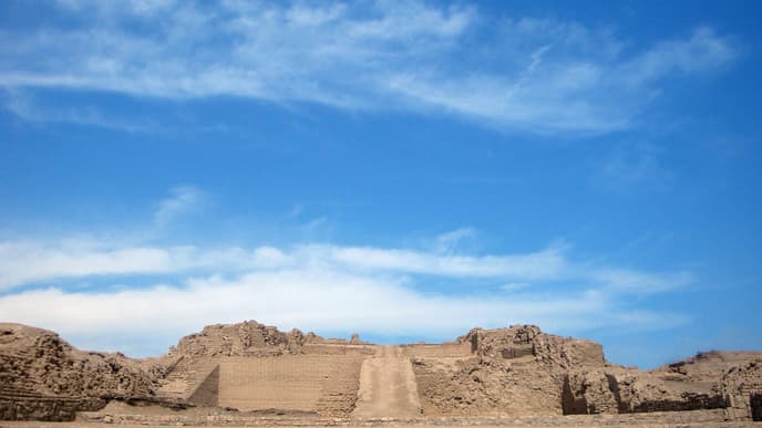 Die Ruinen von Pachacamac