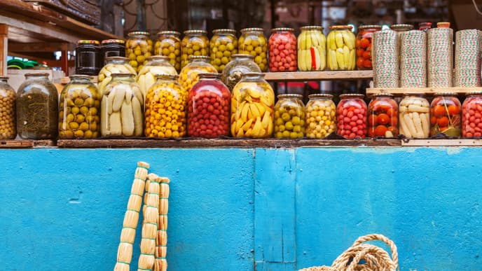 Izmir's historic bazaar