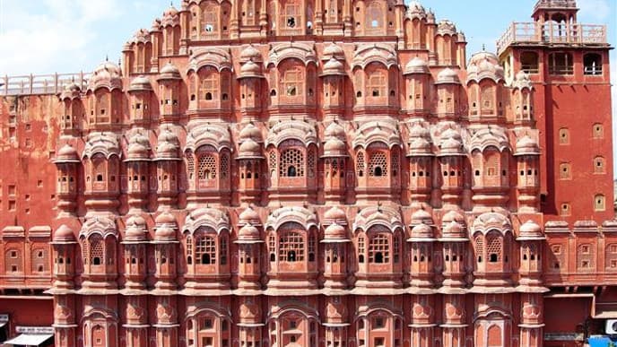 In the pink city