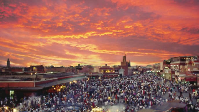 Arrival in Marrakech