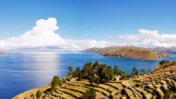 Sailing on Lake Titicaca