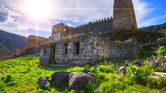 Die Höhlenstadt Wardsia