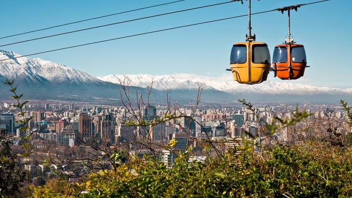 Flug nach Santiago de Chile