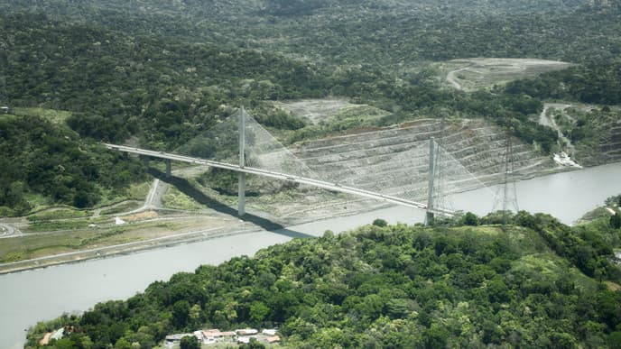 Legendärer Panama Kanal
