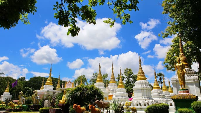 In einer Pferdekutsche durch Lampang