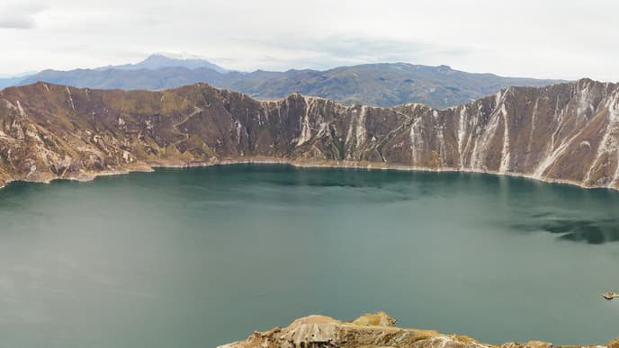 Marvel at Quilotoa Lake