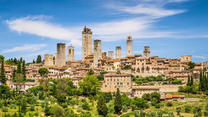 Two Tuscan towns: UNESCO treasures