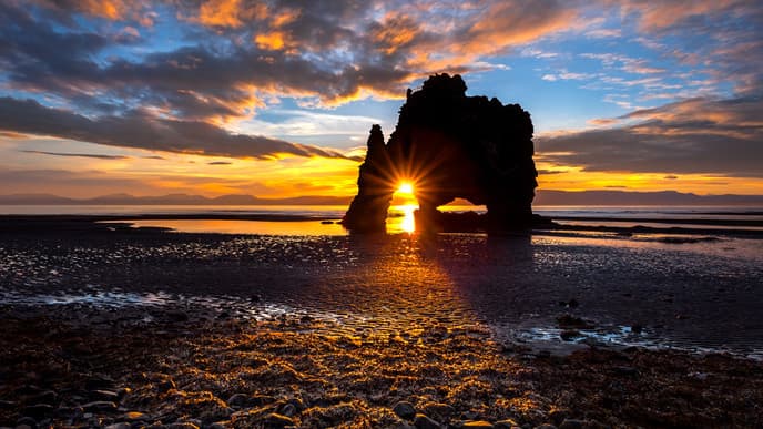 Explore the Lava Fields of Borgarfjordur