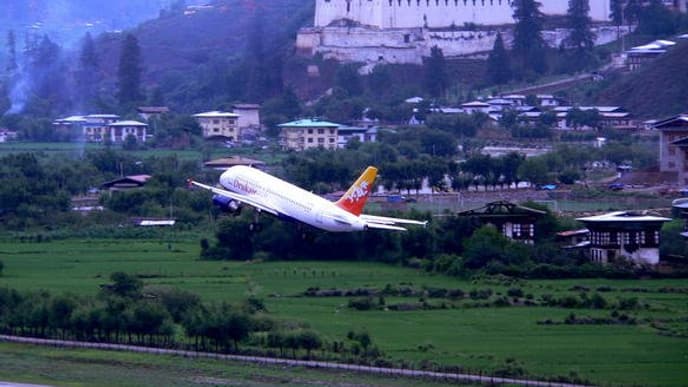 A Flight to Kathmandu And Drive to Thimpu