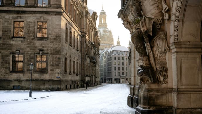 A guided city tour of Dresden