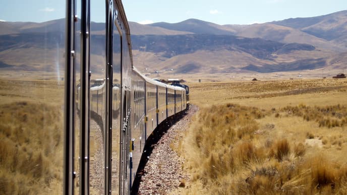 Scenic train to Puno
