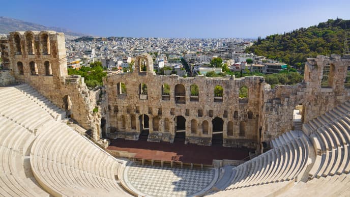 Arrival in Athens