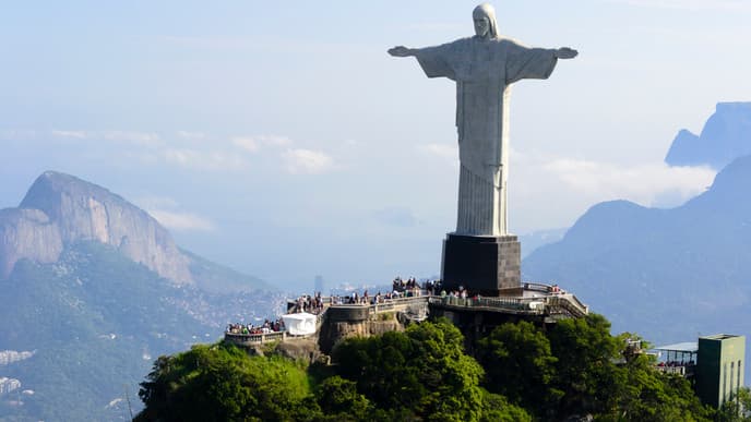 Marvel at the iconic Christ the Redeemer