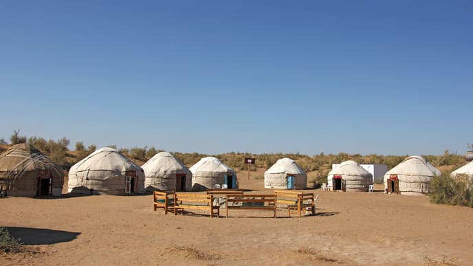 Sleep in a Traditional Yurt