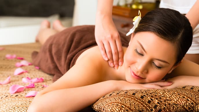Entspannende Massage