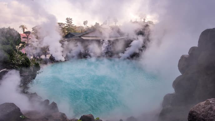Die acht Höllen von Beppu & Mount-Yufu-Wanderung