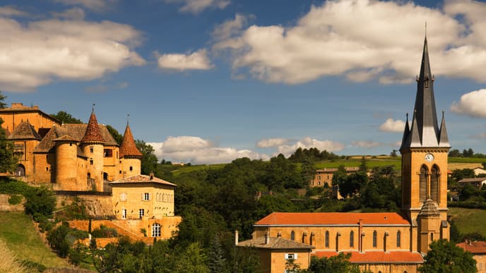 Explore the vineyards of Beaujolais