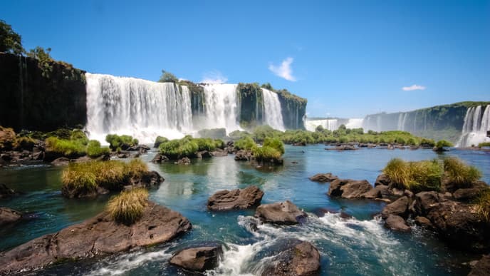 Rauschende Wassermassen - Iguacu