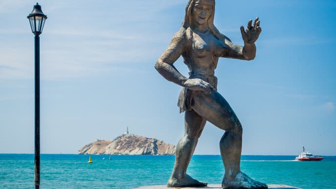 Inlandsflug an die Küste