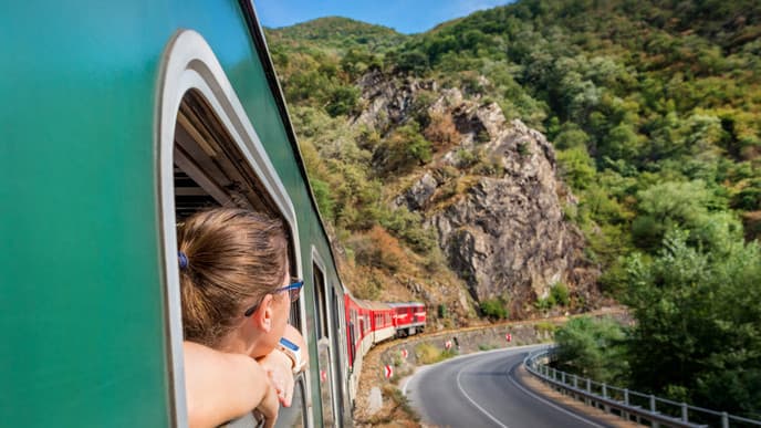 Train Ride to Plovdiv