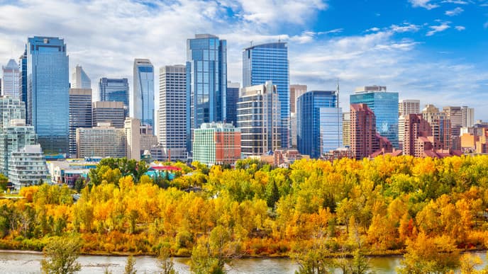 Touchdown in Calgary