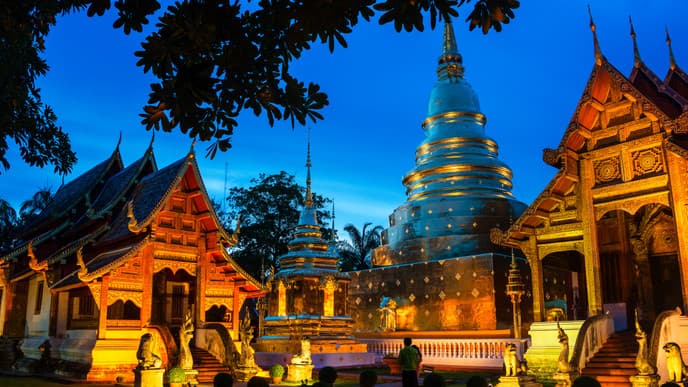 Chiang Mai aus der Vogelperspektive