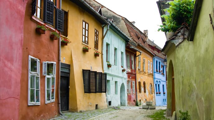 Explore colorful Sighisoara