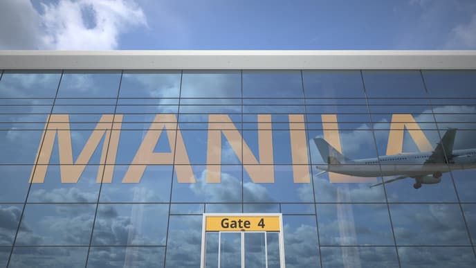 Manila Airport, Departure Day
