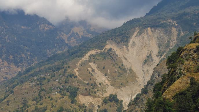 Baden in heißen Thermalquellen