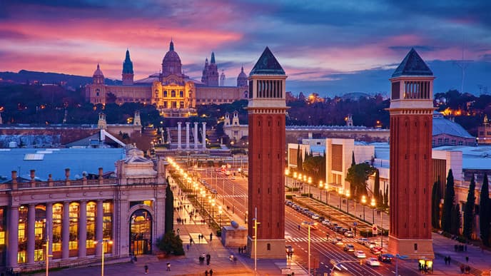 Arrival in Barcelona