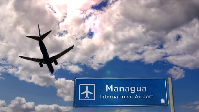 Arrival in Managua