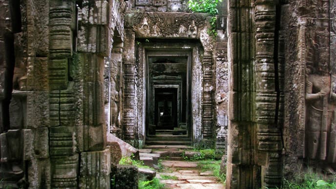 Wander Through the Temple Ruins of Preh Khan Kampong Svay