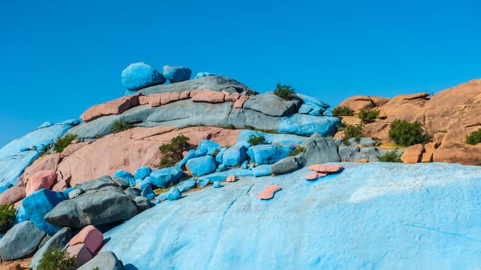 Welcome to Tafraoute, a scenic paradise