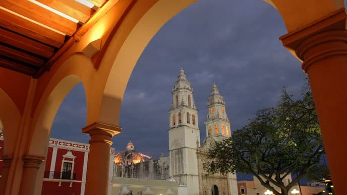 The ancient Maya city of Uxmal