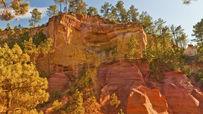 Enjoy the painterly colors of Roussillon