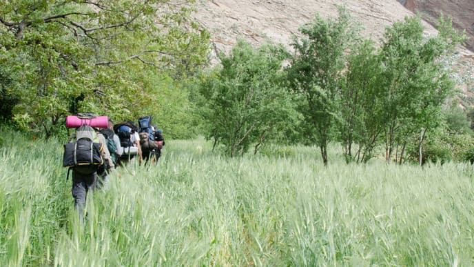 Stunning water course route to Boutaghrar