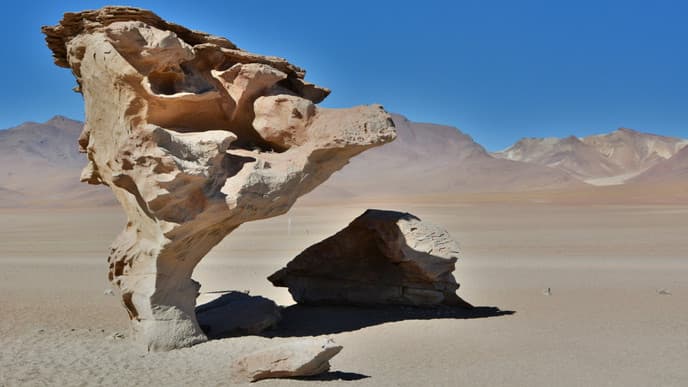 The lagoons and volcanos