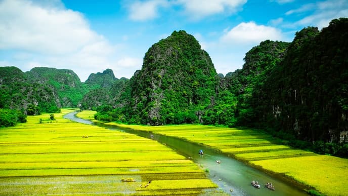 The natural beauty of Ninh Binh