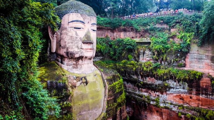 Admire the Leshan Giant Buddha and Explore Shangli